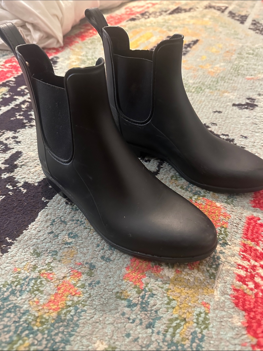Sam Edelman Black Chelsea Rain Boots